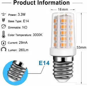 Extrastar 3.3W LED Mini Bulb E14, 3000K