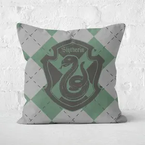 Harry Potter Slytherin Square Cushion