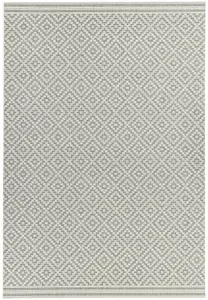 Grey Outdoor Rug, Geometric Stain-Resistant Rug For Patio Decks Garden Balcony, 4mm Modern Outdoor Rug-200cm X 290cm