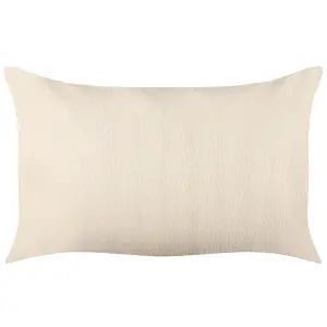 Throw Cushion ARDISIA Cotton 40 x 60 cm Striped Light Beige