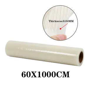 Temporary Clear Self Adhesive Protective Flim Roll  Carpet Protection Film 60cm W x 10m L