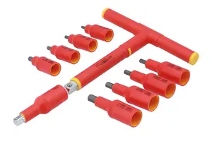 Laser Tools 8561 10pc VDE 1000v Insulated Socket Hex Bit Set