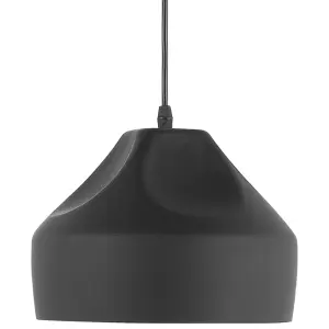 Metal Pendant Lamp Black EVINOS