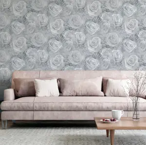 Arthouse Reverie Silver Wallpaper