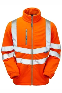 Pulsarail PR508 Classic Hi-Vis Orange Fleece Jacket - Large