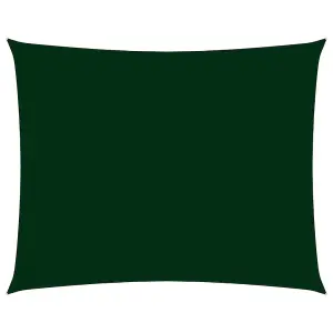 Berkfield Sunshade Sail Oxford Fabric Rectangular 2x3.5 m Dark Green