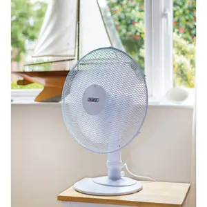 Draper  230V Desk Fan, 16"/400mm, 45W 09111