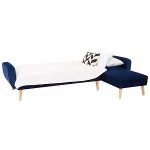 Interiors by Premier Serene 3 Seat Navy Sofa Bed