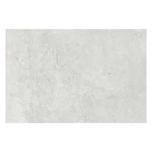 Zen Matt Light Grey Concrete Effect Porcelain Outdoor Tile - Pack of 20, 10.8m² - (L)900x(W)600mm