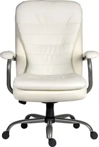 Goliath Heavy Duty Executive Chair White suitable for 27 stone user weight