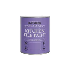 Rust-Oleum Cocoa Gloss Kitchen Tile Paint 750ml