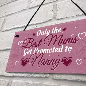 Red Ocean Gifts for Mum Mummy Nanny Nan Grandma Hanging Plaque Sign Birthday Christmas Xmas