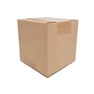 Brown Single Wall Cardboard Boxes 4" x 4" x 4"  Durable Parcel Box and Packing Box, Small Shipping boxes (Pack of 25)