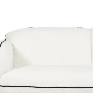 3 Seater Boucle Sofa White TONSBERG