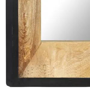 Berkfield Mirror 110x50 cm Solid Mango Wood