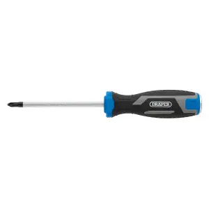 Draper Pound Thru Phillips Soft Grip Screwdriver, PH1 x 100mm 13443