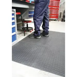 Sealey Interlocking Comfort Workshop Mat Set 1200x1800mm Garage Flooring MIC1218