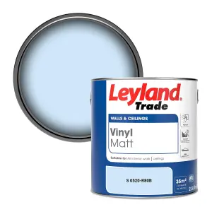 Leyland Trade Vinyl Matt Walls & Ceilings Emulsion Paint (S 0520-R80B) 2.5L