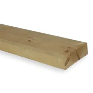 PACK OF 20 (Total 20 Units) - 36mm x 150mm (1.5" x 6") Sawn Timber Carcassing Wood Softwood Timber - 4.2m Length