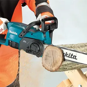 Makita 18v Cordless Chainsaw Brushless 350mm 35cm Cutting Guard + 6.0AH Kit