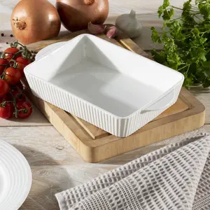 Porcelain Rectangular Carnaby Chelsea Roasting Dish