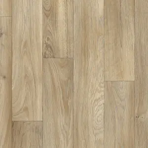 Beige 577 Contract Wood Effect Commercial Vinyl Flooring For Office, Shop, Waterproof Lino Flooring-5m(16'4") X 4m(13'1")-20m²