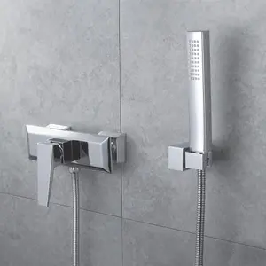 Nes Home Drayton Bathroom Exposed Thermostatic Mixer Shower & Handset