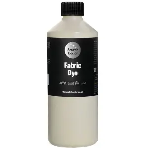 Scratch Doctor Liquid Fabric Dye Paint for sofas, clothes and furniture 500ml Cream