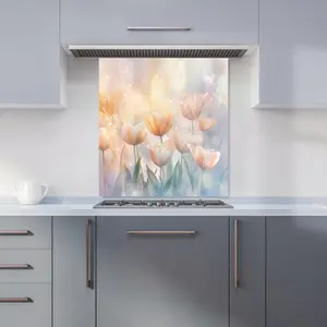 Ava Sterling: 00028 Premium Glass Kitchen Splashback W700mm x H650mm