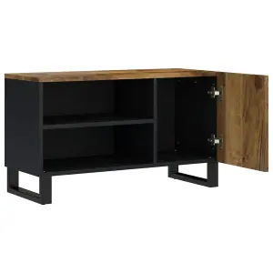 Berkfield TV Cabinet 80x33x46 cm Solid Wood Mango&Engineered Wood