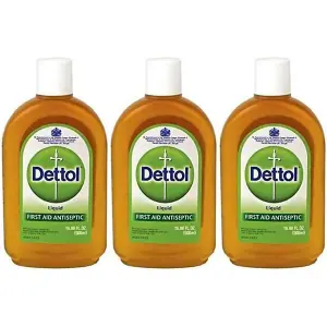 Dettol Original Liquid Antiseptic Disinfectant, 500ml (Pack of 3)