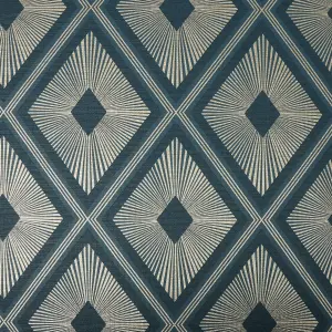 Boutique Fitz Green Metallic effect Geometric Textured Wallpaper Sample