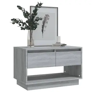 vidaXL TV Cabinet Grey Sonoma 70x41x44 cm Engineered Wood