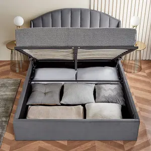 Richlands Upholstered Ottoman Bed Double