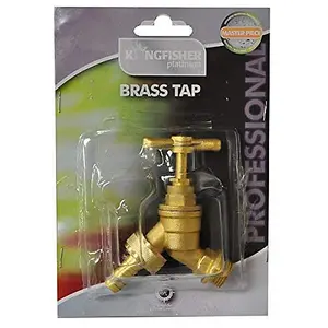 Pro Platinum Universal Brass Tap - Connects To a 1/2 Inch Standpipe / Water Supply - 3/4 Inch Output