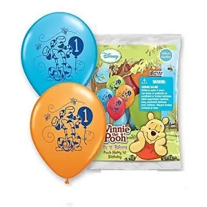 Winnie the Pooh Latex Tigger Balloons (Pack of 5) Multicoloured (One Size)