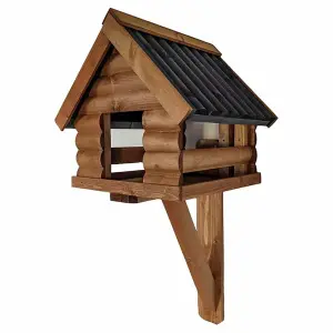 Fordwich Black Wall Mounted Bird Table