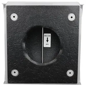 100mm - External Wall Wind Sound Baffle Vent Cover Draft Excluding Air Ventilation For Extractor Fans & Heat Recovery - Grey