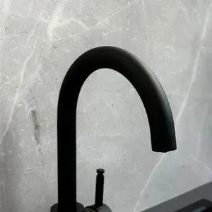 Liquida BHT311MB 3 In 1 Matt Black Kitchen Instant Boiling Hot Water Tap