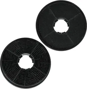 SPARES2GO Cooker Hood Carbon Filter compatible with Lamona HJA2480 HJA2908 LAM2401 Extractor Vent Fan (Pack of 2)