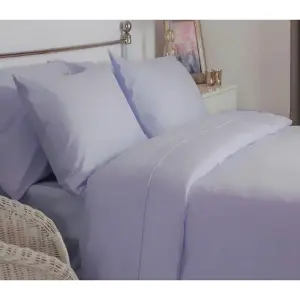 Belledorm Brushed Cotton Flat Sheet Heather (Double)