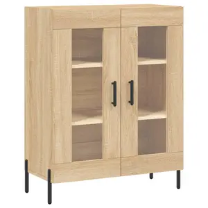 Stonefort Display Cabinet Sonoma Oak