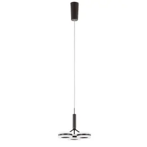 Luminosa Modern LED Hanging Pendant Bronze, Warm White 3000K 1150lm