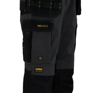 DeWalt Florida Grey & black Men's Holster pocket trousers, W36" L31"