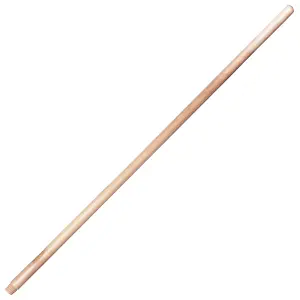 5 x Beech Wood Handle for Broom, Mop, Flag Pole, Plant Support - Threaded - 120 cm (3.94 ft) Long, 22 mm (7/8") Thick Shaft