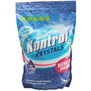 Kontrol Krystals Fragrance Free Moisture Trap Refill Multicoloured (1kg)