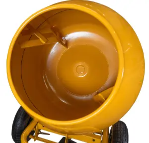 JCB 110V 134L Seam Welded Tip Up Cement Mixer 550W Electric Motor  JCB-CM150E-110