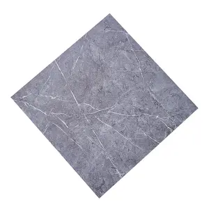 24 Pcs Square Stone Effect Vinyl Flooring Tiles, Waterproof Marble Effect Vinyl Floor Tiles, 5m² Coverage