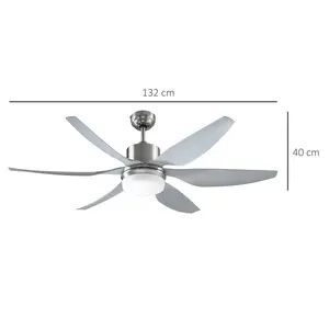 Reversible Ceiling Fan With Light