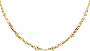 Goldsmiths 9Ct Yellow Gold Beaded Chain - Goldsmiths Necklaces